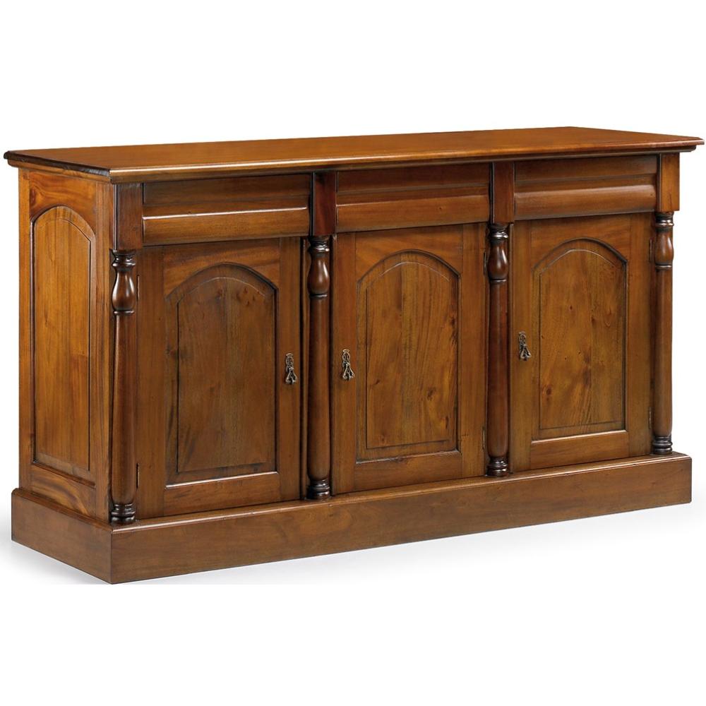 mediteransky elegantny bufet klasicky masivny hnedy orech farba velky toskansky styl obyvacka kuchyna kvalitna starodavna vintage talianska nabytok lameridiana dekoracia byvanie.jpg
